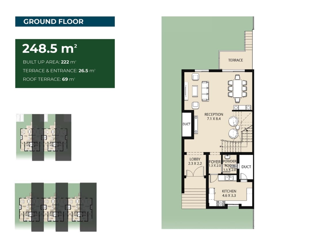 Ready Townhouse for Sale in Bleu Vert New Capital Compound | SED