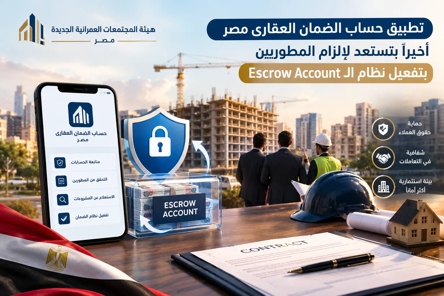 Egypt Real Estate Escrow Account Law | No More Delivery Delay