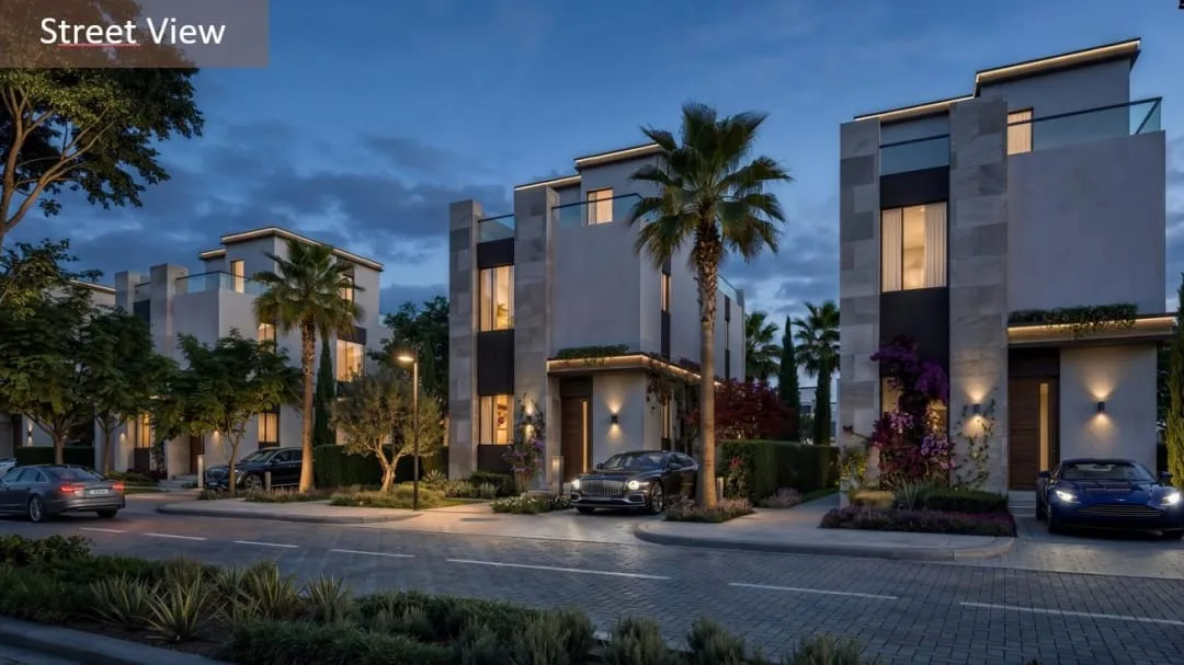 فيلا مستقلة للبيع 525م في كمبوند كيو جاردنز مرتقى بالتقسيط على 6سنوات